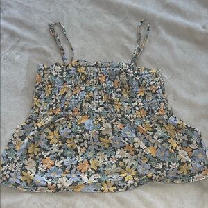 Floral Smocked Women's Top